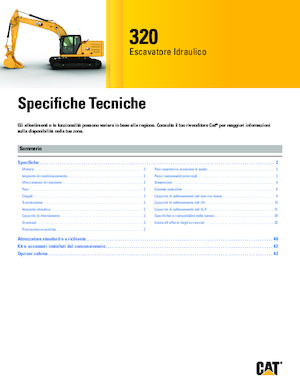 Гусеничні екскаватори Caterpillar 320