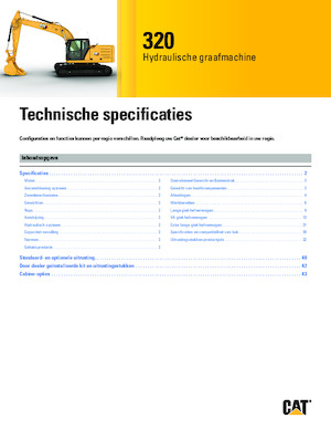 Гусеничні екскаватори Caterpillar 320
