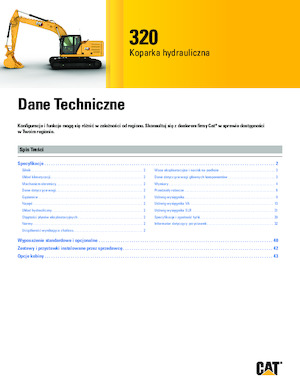 Гусеничні екскаватори Caterpillar 320