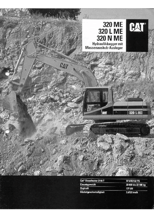 Гусеничні екскаватори Caterpillar 320 L