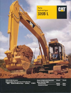 Гусеничні екскаватори Caterpillar 320B