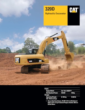 Гусеничні екскаватори Caterpillar 320D