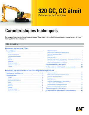 Гусеничні екскаватори Caterpillar 320GC