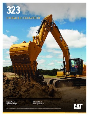 Гусеничні екскаватори Caterpillar 323
