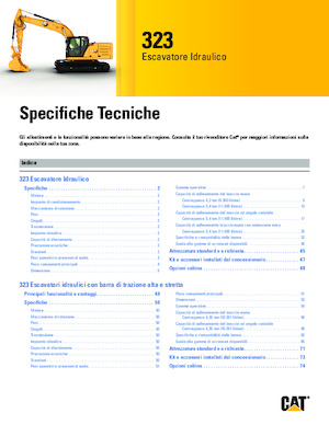 Гусеничні екскаватори Caterpillar 323