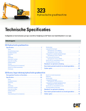 Гусеничні екскаватори Caterpillar 323