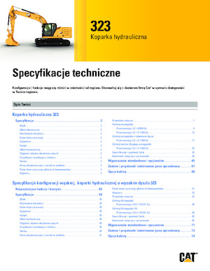 Гусеничні екскаватори Caterpillar 323