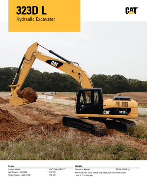 Гусеничні екскаватори Caterpillar 323D L