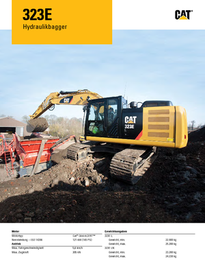 Гусеничні екскаватори Caterpillar 323E L