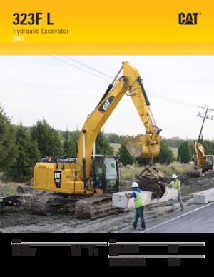 Гусеничні екскаватори Caterpillar 323F L