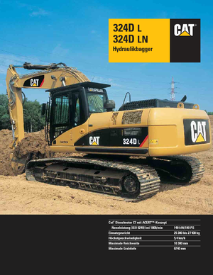 Гусеничні екскаватори Caterpillar 324D LN