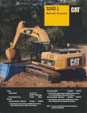 Гусеничні екскаватори Caterpillar 324D