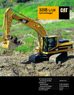 Гусеничні екскаватори Caterpillar 325 B LN