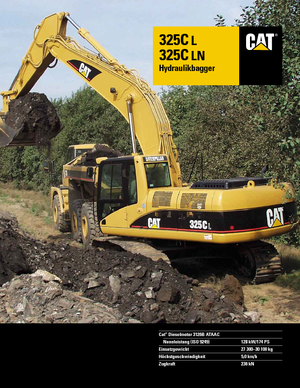 Гусеничні екскаватори Caterpillar 325 C LN