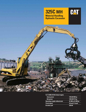 Гусеничні екскаватори Caterpillar 325 C MH
