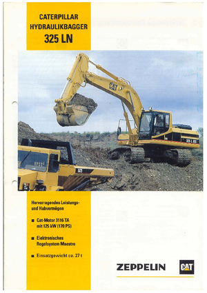 Гусеничні екскаватори Caterpillar 325 L N (m)