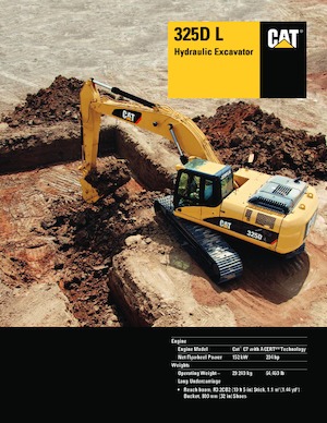 Гусеничні екскаватори Caterpillar 325D