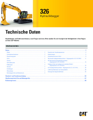Гусеничні екскаватори Caterpillar 326