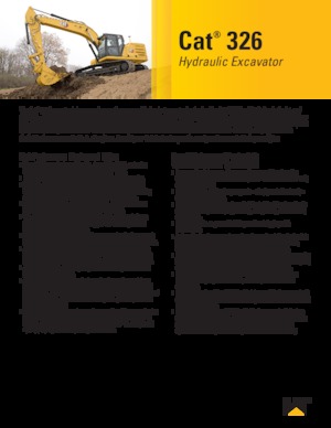 Гусеничні екскаватори Caterpillar 326