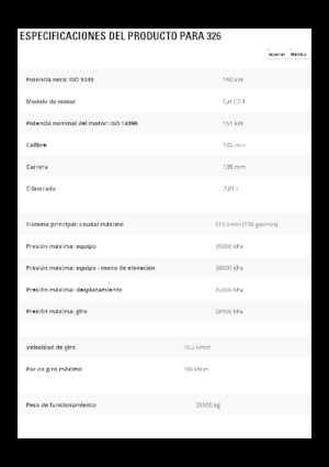 Гусеничні екскаватори Caterpillar 326