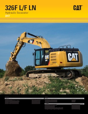 Гусеничні екскаватори Caterpillar 326F L