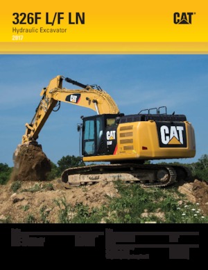 Гусеничні екскаватори Caterpillar 326F LN