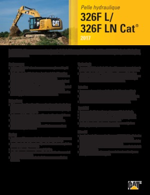Гусеничні екскаватори Caterpillar 326F LN