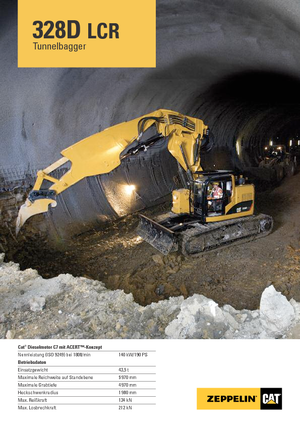 Гусеничні екскаватори Caterpillar 328D LCR
