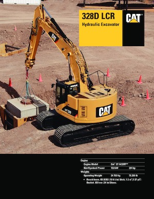 Гусеничні екскаватори Caterpillar 328D