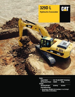 Гусеничні екскаватори Caterpillar 329D