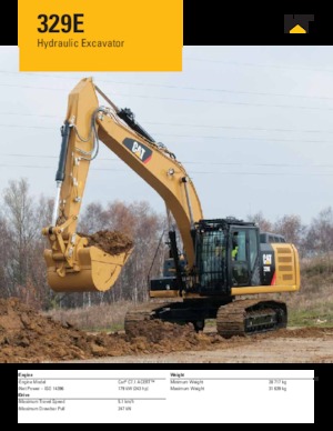 Гусеничні екскаватори Caterpillar 329E