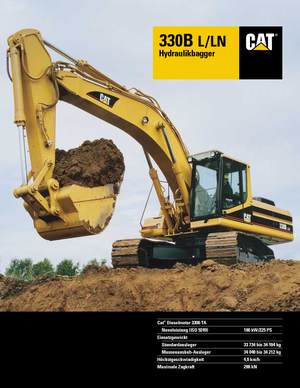 Гусеничні екскаватори Caterpillar 330 B LN