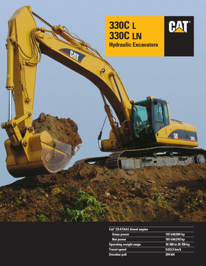Гусеничні екскаватори Caterpillar 330 C LN