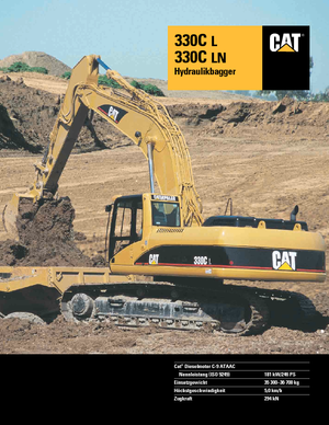 Гусеничні екскаватори Caterpillar 330 C LN