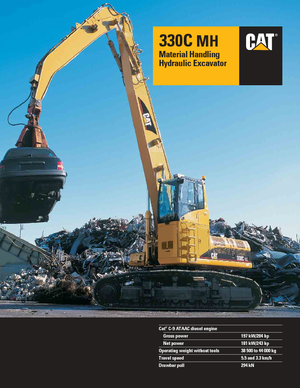 Гусеничні екскаватори Caterpillar 330 C MH