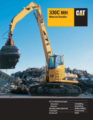 Гусеничні екскаватори Caterpillar 330 C MH