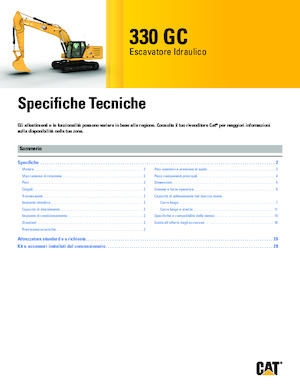 Гусеничні екскаватори Caterpillar 330 GC