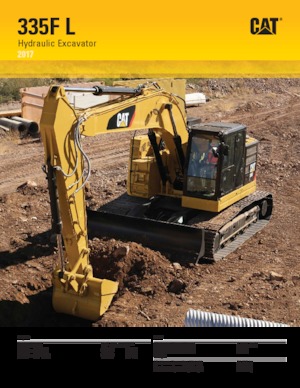 Гусеничні екскаватори Caterpillar 335F L