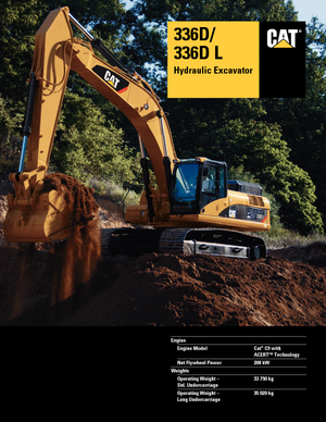 Гусеничні екскаватори Caterpillar 336D LN