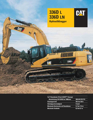 Гусеничні екскаватори Caterpillar 336D LN