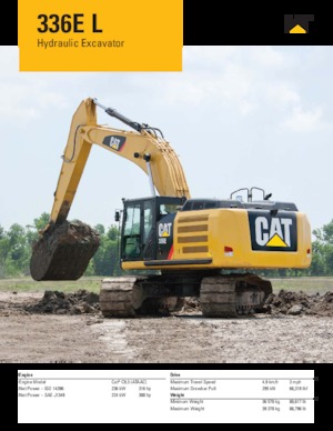 Гусеничні екскаватори Caterpillar 336E