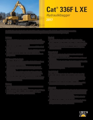 Гусеничні екскаватори Caterpillar 336F L XE