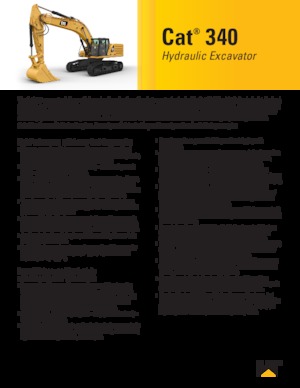 Гусеничні екскаватори Caterpillar 340