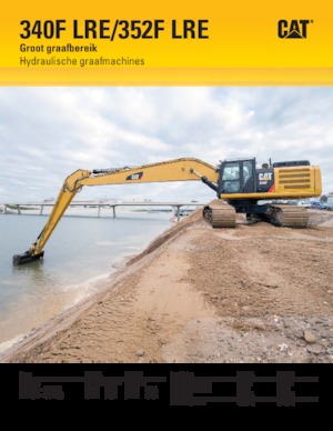 Гусеничні екскаватори Caterpillar 352F LRE