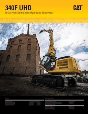 Гусеничні екскаватори Caterpillar 340F UHD