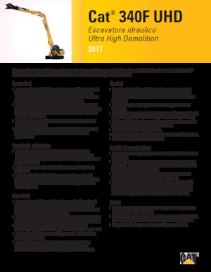 Гусеничні екскаватори Caterpillar 340F UHD