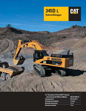 Гусеничні екскаватори Caterpillar 345D L
