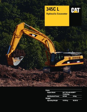 Гусеничні екскаватори Caterpillar 345C