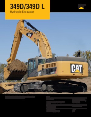 Гусеничні екскаватори Caterpillar 349D