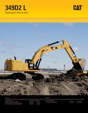 Гусеничні екскаватори Caterpillar 349D2 L